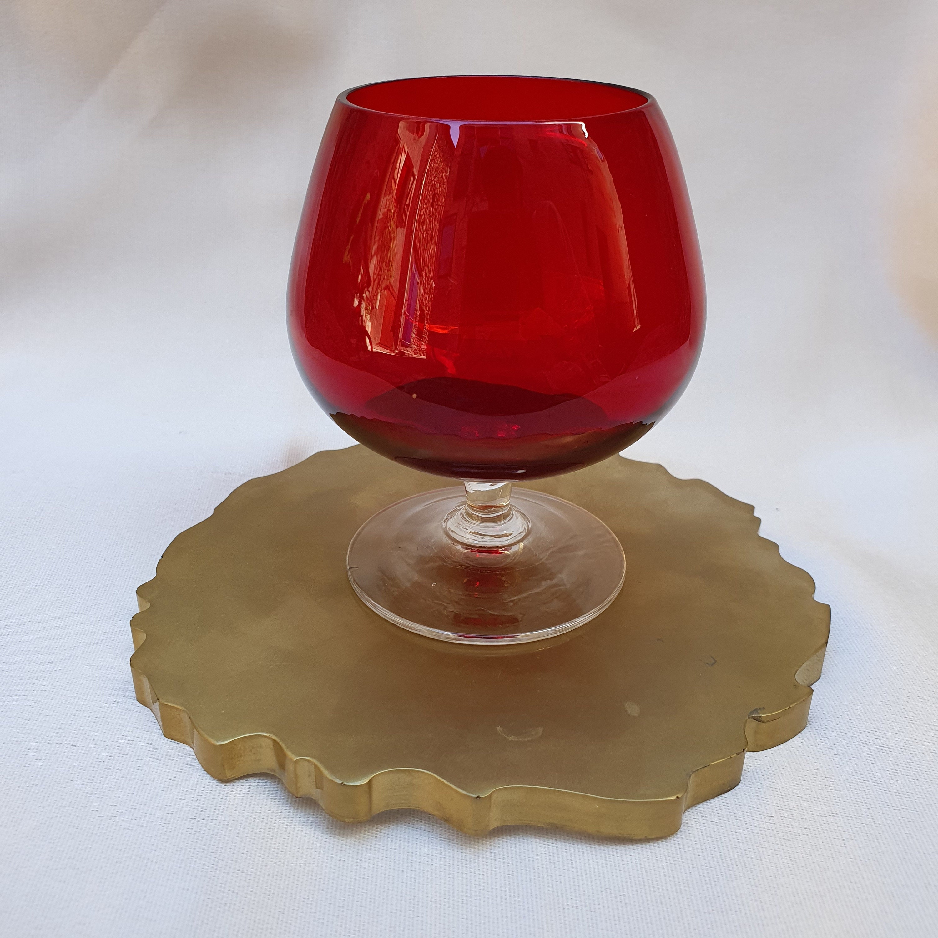 Sous-Verre Dorée en Résine Epoxy