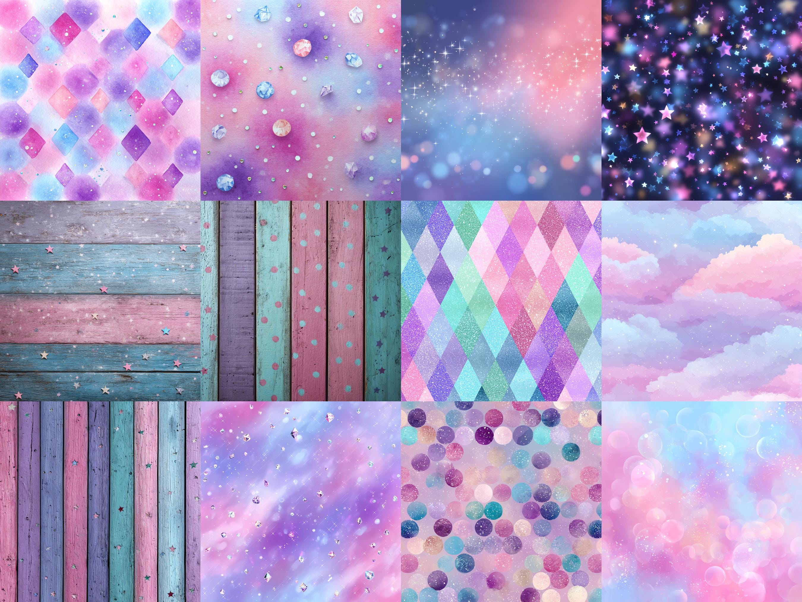 63 Pastel Barn Digital Paper Textures: Scrapbook Backgrounds (PNG) - Etsy