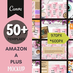 Book Mockup Templates for KDP A Plus Content,Canva Mockups for KDP Activity Books and Colouring Books,KDP Book Mockup Template