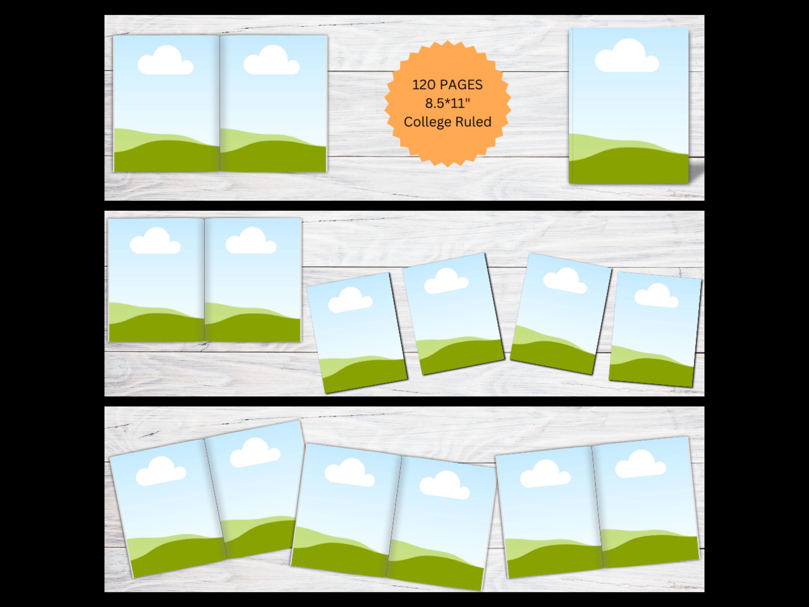 Canva Book Mockup Templates for KDP A+ Content (970x600) - Etsy