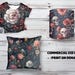 73 Gothic Rococo Digital Paper,gothic Floral Dark Oil Paint Textures ...