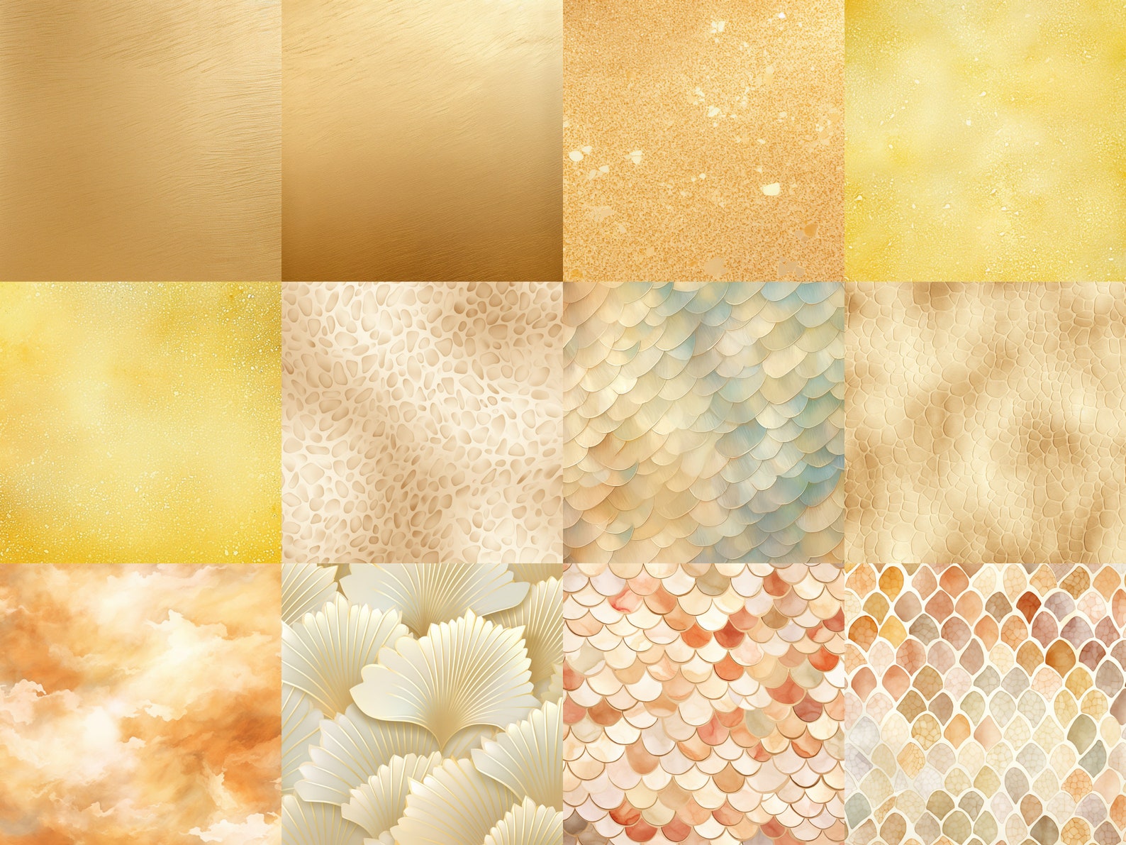 103 Champagne Digital Paper,champagne Textures,champagne Scrapbook ...