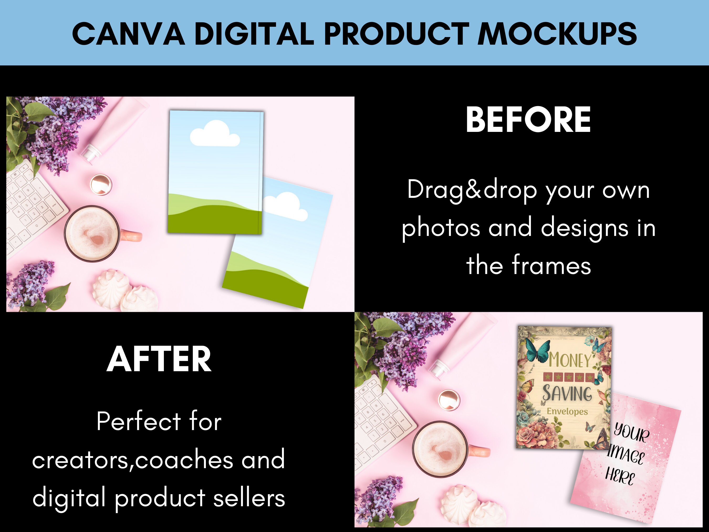 Printables Mockup Listing Templatesplanner Mockup - Etsy
