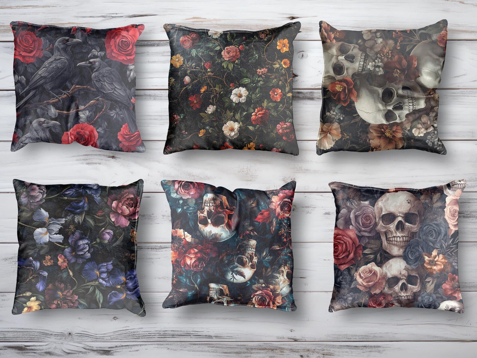 73 Gothic Rococo Digital Paper,gothic Floral Dark Oil Paint Textures ...