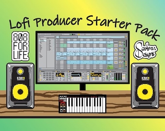 Lofi Producer Sticker Pack