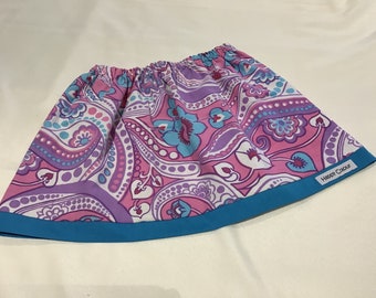 Pink Paisley Children's Skirt