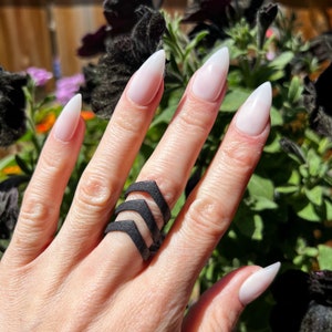 Kitty Cat Claws, Press On Nails, Gothic Nails, Goth Press On Nails, Witchy Nails, Basic Nails, Reusable False Nails, Alternative Nails