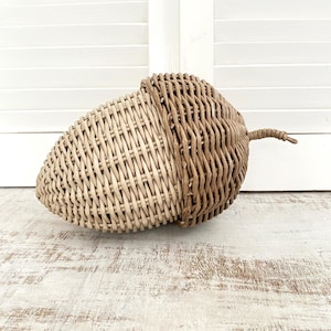 Wicker Acorn Toy for children Gift packaging Acorn Acorn for a photo shoot Acorn with Lid