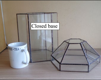 Indoor planter_Closed Terrarium with removable top for easy planting