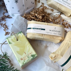Savon anti-âge / 100% naturel / savon d’argan / argile rose / barre de savon / idée de cadeau / végane / fait à la main