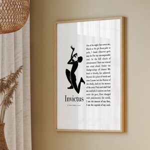 Invictus Poem, Invictus Wall Art, Captain of my soul Print, Master of my fate quotes, Graduation gift, printable art | DIGITAL DOWNLOAD