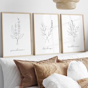 Irish Bedroom Gaeilge Prints Peace Hope Joy Set of 3 Ireland Posters St. Patricks Decor Gaelic Nursery gift Printable Wall Art | Download