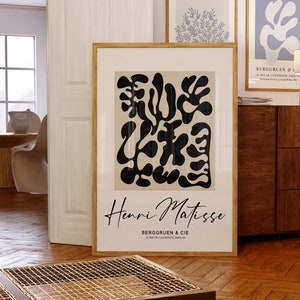 Bestseller Wand Kunst Matisse Print 2er Set Art Deco Wand Kunst Beige Matisse Modern Museum Ausstellung Poster Bestseller Printable DIGITAL Bild 2