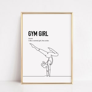 Gymnastics Gifts, Gymnast Gift, Gifts for Gymnastics gift, Gymnastics Girl gift, Gymnastics Print, Gymnastics Poster, Printable