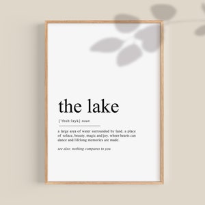 See Definition Print, See Haus Dekor, See Haus Zeichen, See Urlaub Geschenk, See Leben, See Karte Wörterbuch Kunst, printable