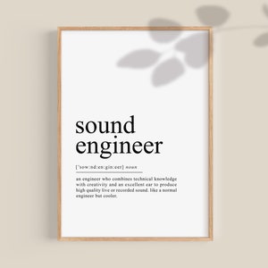 Ljudteknikerpresent, presenter till ljudtekniker, ljudteknikerposter, ljudtekniker, ljudteknikerpappa, fars dag-present