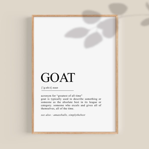 Special Friend Definition Print, Greatest of all time goat Special Person Gifts, Gift for an amazing person Bestie Poster Best Friend Quotes