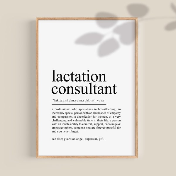 Lactation Consultant Gift, Breastfeeding Consultant Graduation, Breastfeeding Printables, Gift for Midwife Doula, Lactation Office Wall Art