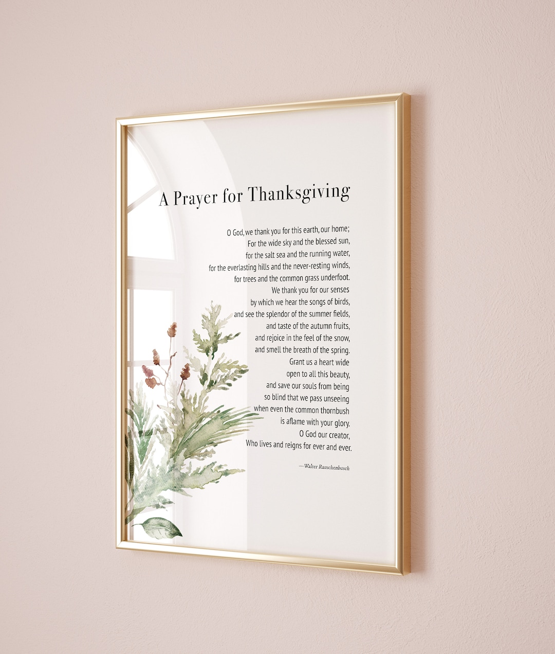 thanksgiving prayer | thanksgiving poem, scripture printable wall