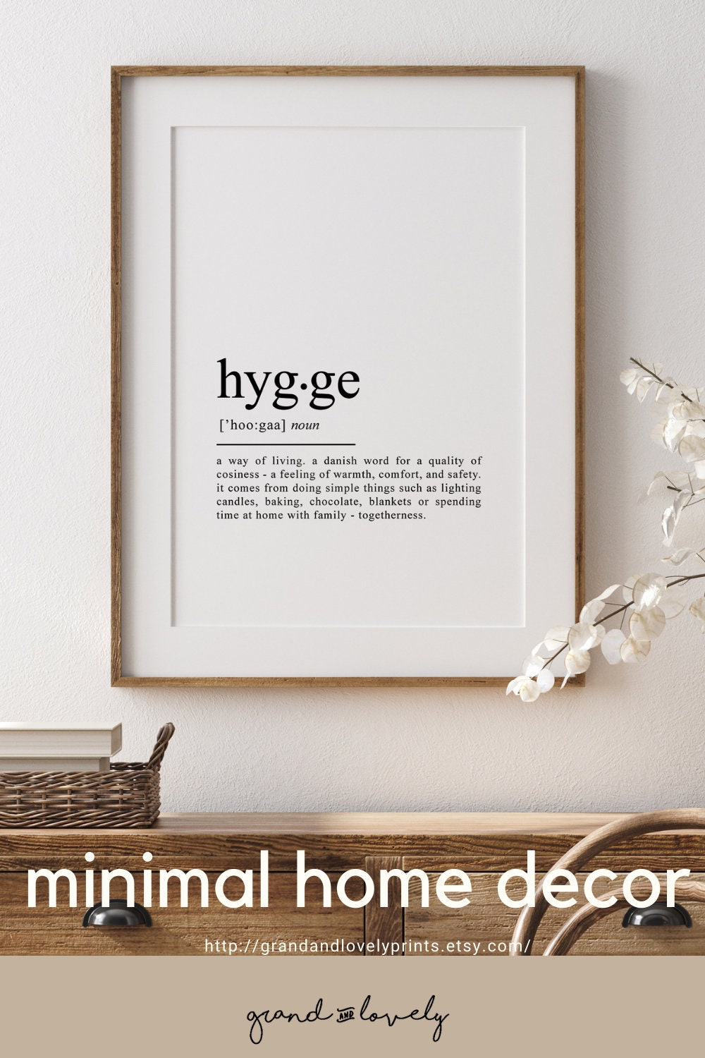 Hygge Print Hygge Poster Hygge Definition Print Hygge Wall Etsy UK