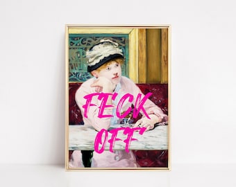 Irische Geschenke, St Patrick's Day Feck off Print, Irisches Geschenk, Irland Geschenke, Irland Druck, Irish Home Decor, druckbare Wandkunst | DIGITAL