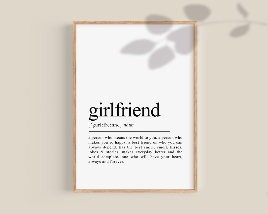 GIRLFRIEND DEFINITION MEANING visual data 6