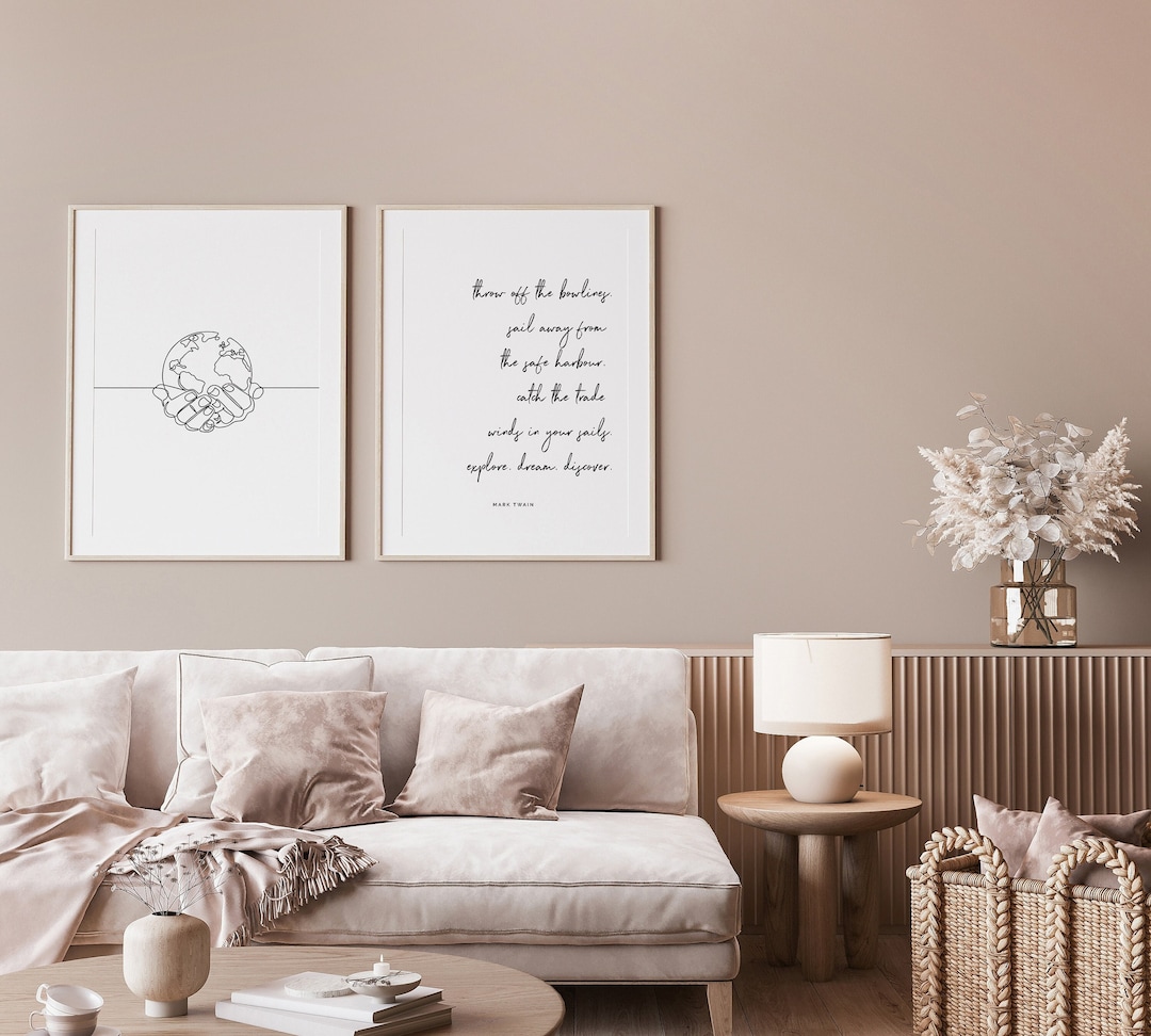 Mark Twain Quote, Throw off the Bowlines, Inspirational Quotes