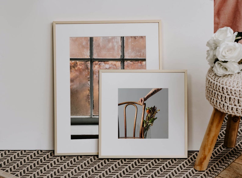 Download Square Frame Mockup 2 X Frames Mockup mock up gold photo ...