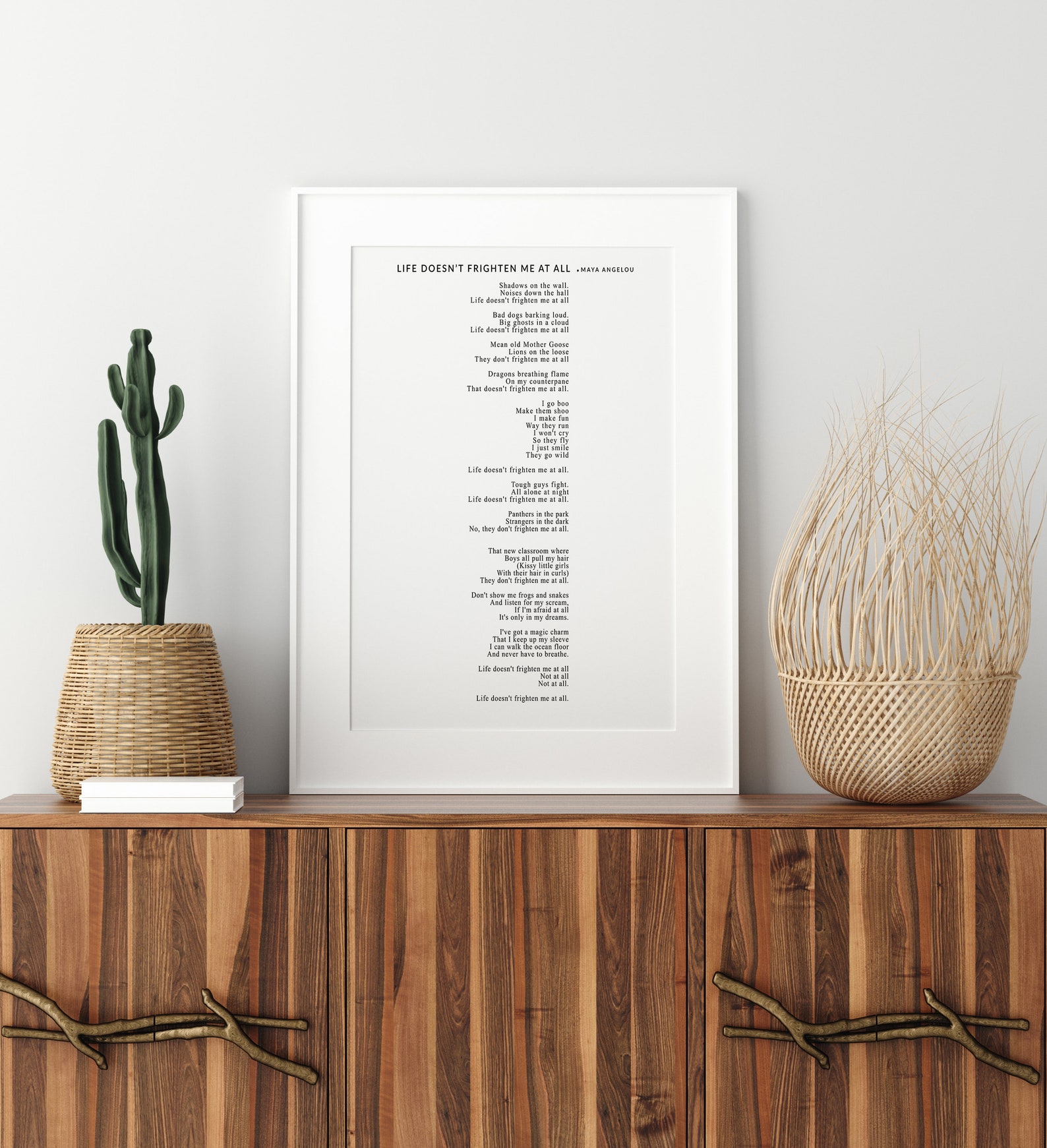 Maya Angelou Poetry Life Doesn't Frighten Me at all Maya