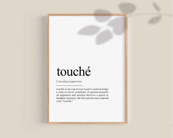 touche definition touche definition