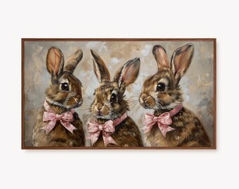 Samsung Rahmen TV Kunst Osterrahmen TV Kunst, Frühling Rahmen Tv Kunst, Ostern Tv Kunst Osterhasen, Häschen Bögen | DIGITALER Download