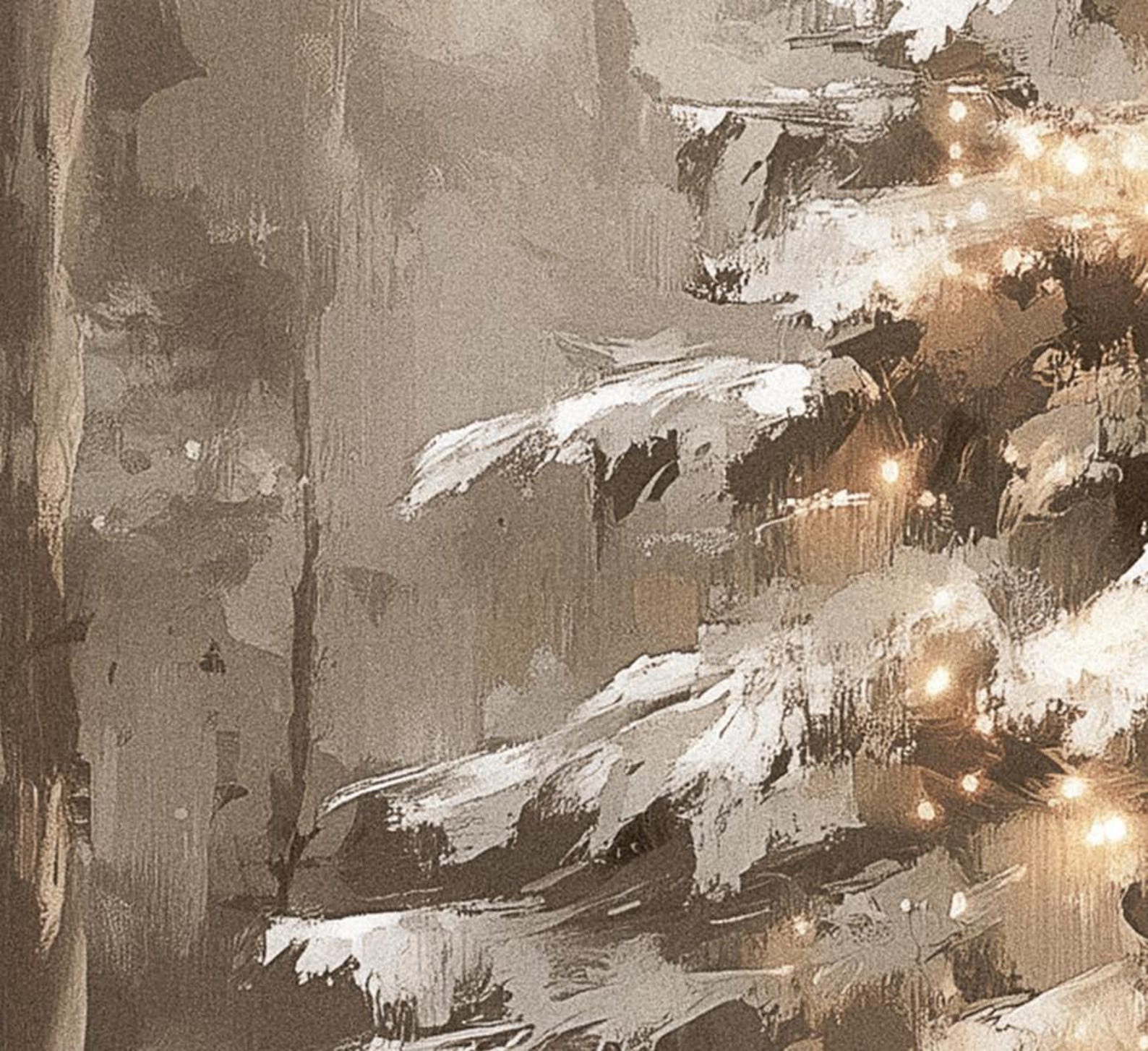 Vintage Christmas Prints Set of 3 Christmas Printables Winter Landscape ...