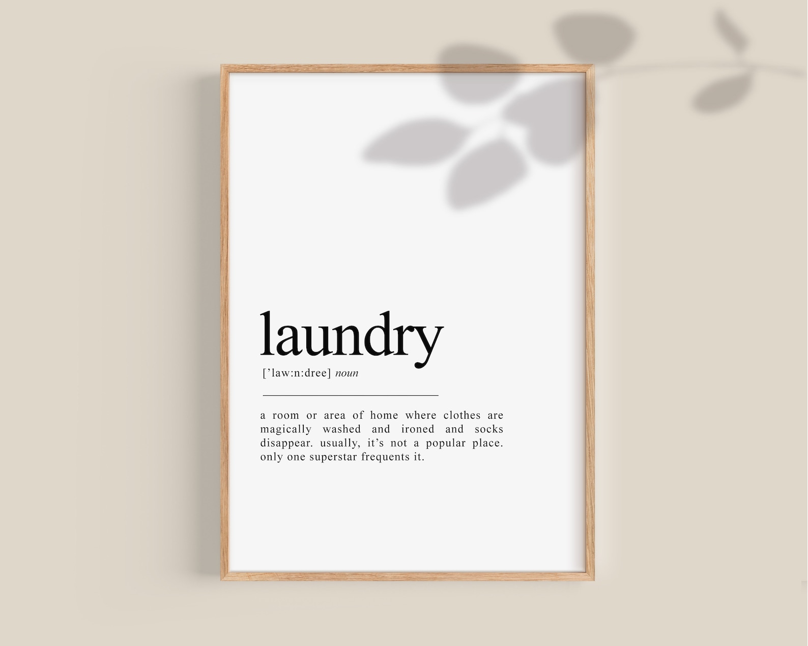 Laundry Definition Poster Laundry Print Utility Room Print Etsy