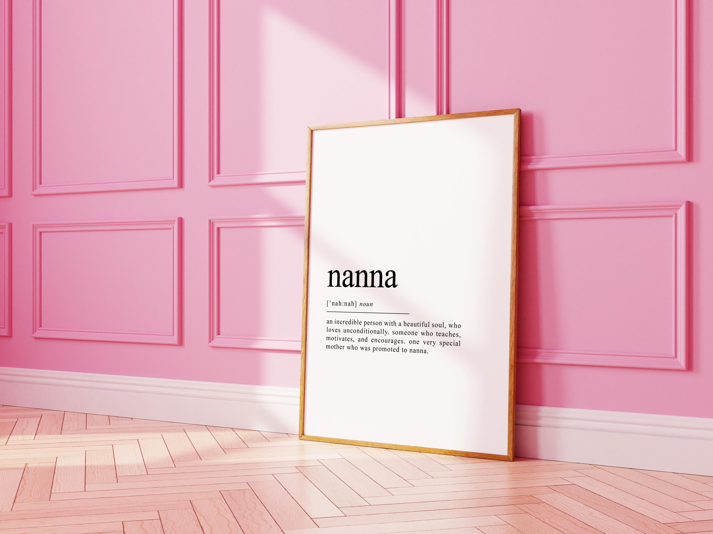 Estampe D'art « Nanna Definition » - Impression Neuve - Idéal Pour Cadeau Fête Des Mères
