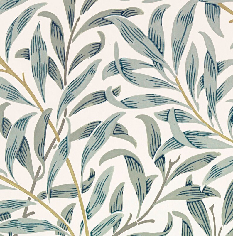 Samsung Frame TV Art William Morris | Willow Bough Vintage Flower Art, Soft Sage Green Floral Print, Delicate Botanical Art Digital Download image 5