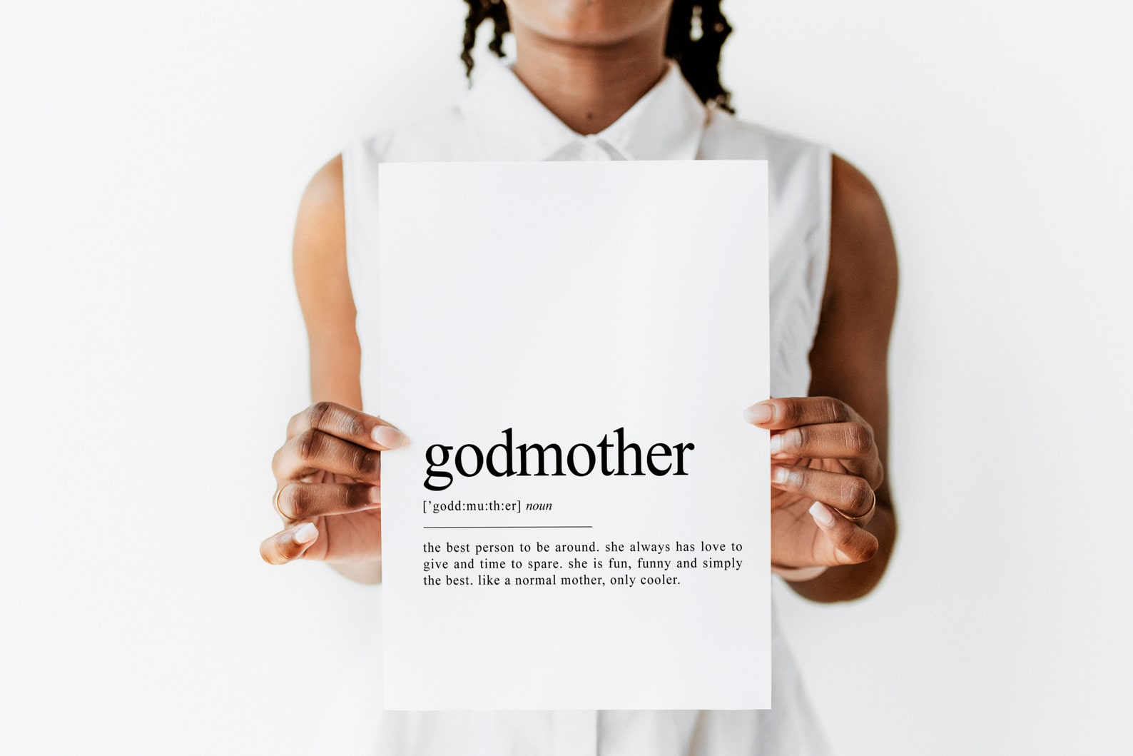 Godmother Definition Print Godmother Gift Gifts for - Etsy