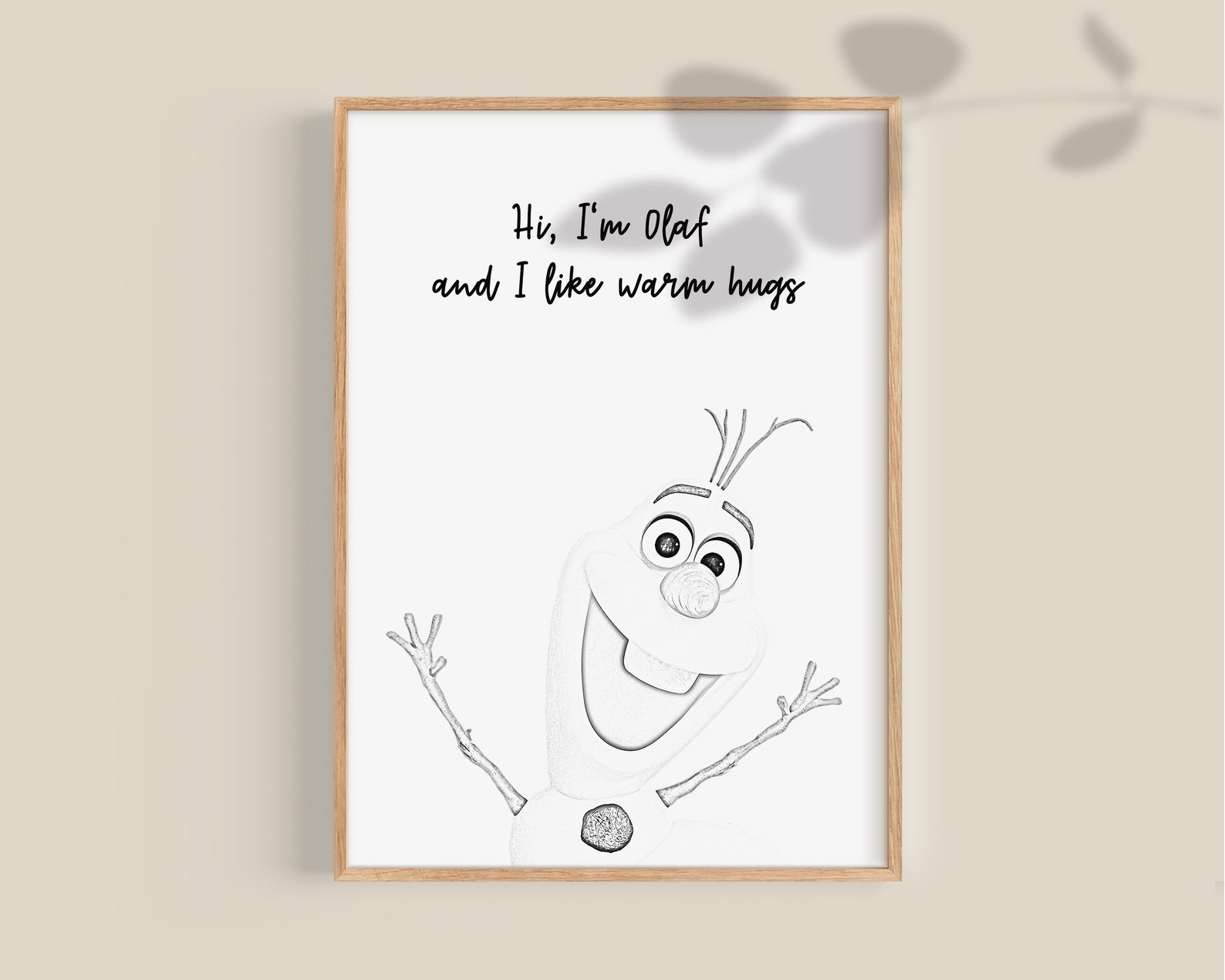 Olaf Prints Olaf Poster Olaf Gifts Frozen Set van 3 Prints | Etsy