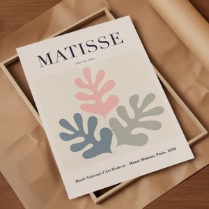 Sage Green Matisse Print Set of 2, Delicate Pastel Matisse Poster, Henri Matisse Print, Museum Poster Art Print, DIGITAL DOWNLOAD