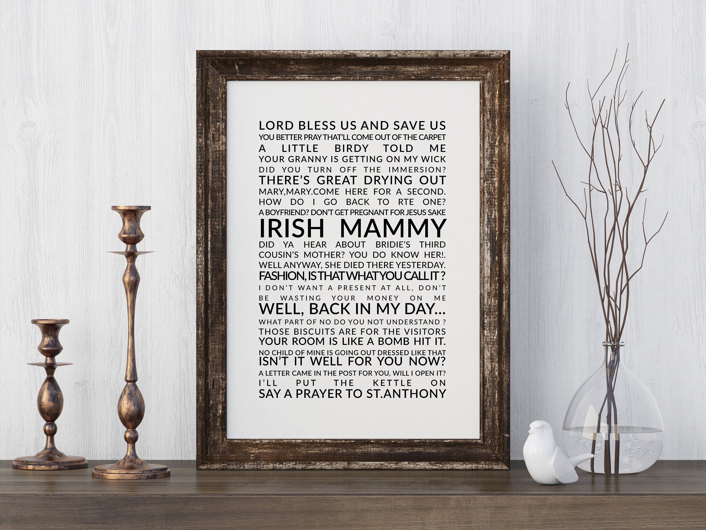 Irish Mammy Gift Irish Mother Gifts Mammy Gift Ireland Etsy UK