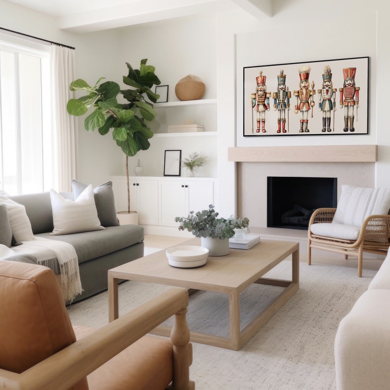 Frame TV Art Christmas Nutcracker TV Art Christmas Decor Holiday Decor