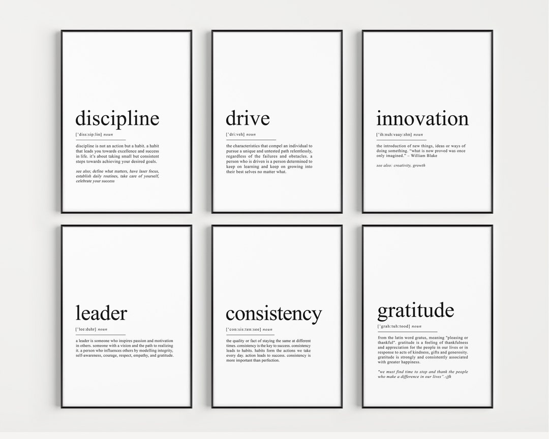 School Work Rints Home Office Wall Art Back to School Digital Print Set of 43+ Gym ...
