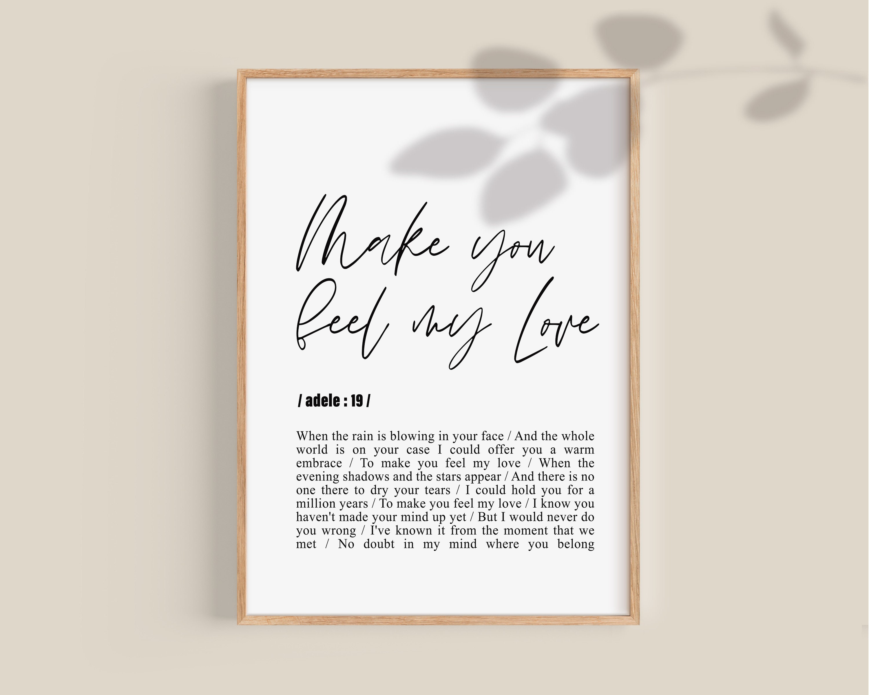 Adele Make You Feel My Love Lyrics Deutsch