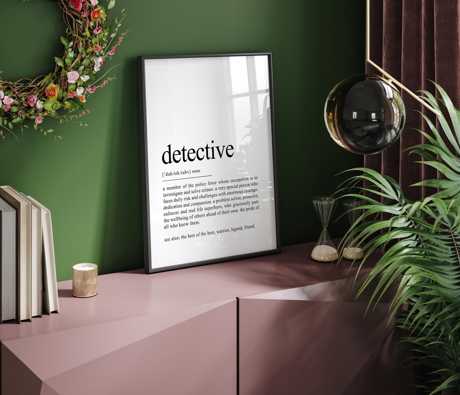 Detective Gifts, Police Detective Gifts, Gift for Detectives Definition ...