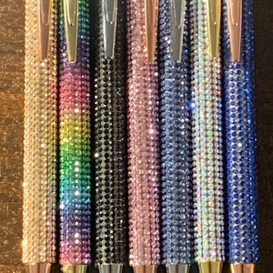 Custom Rhinestone Pens. Bling Pen. Custom Gel Pens.