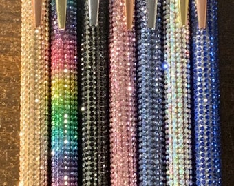 Blinged out ballpoint pens.