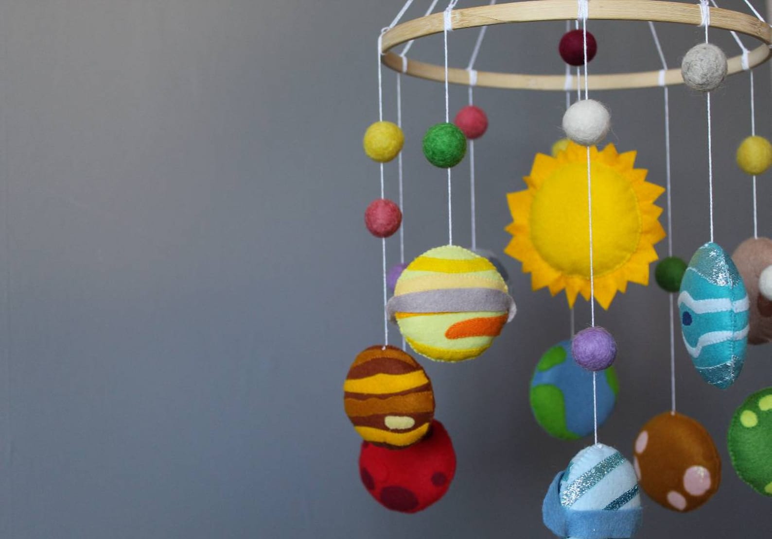 Solar system baby crib mobile as baby shower gifts Etsy