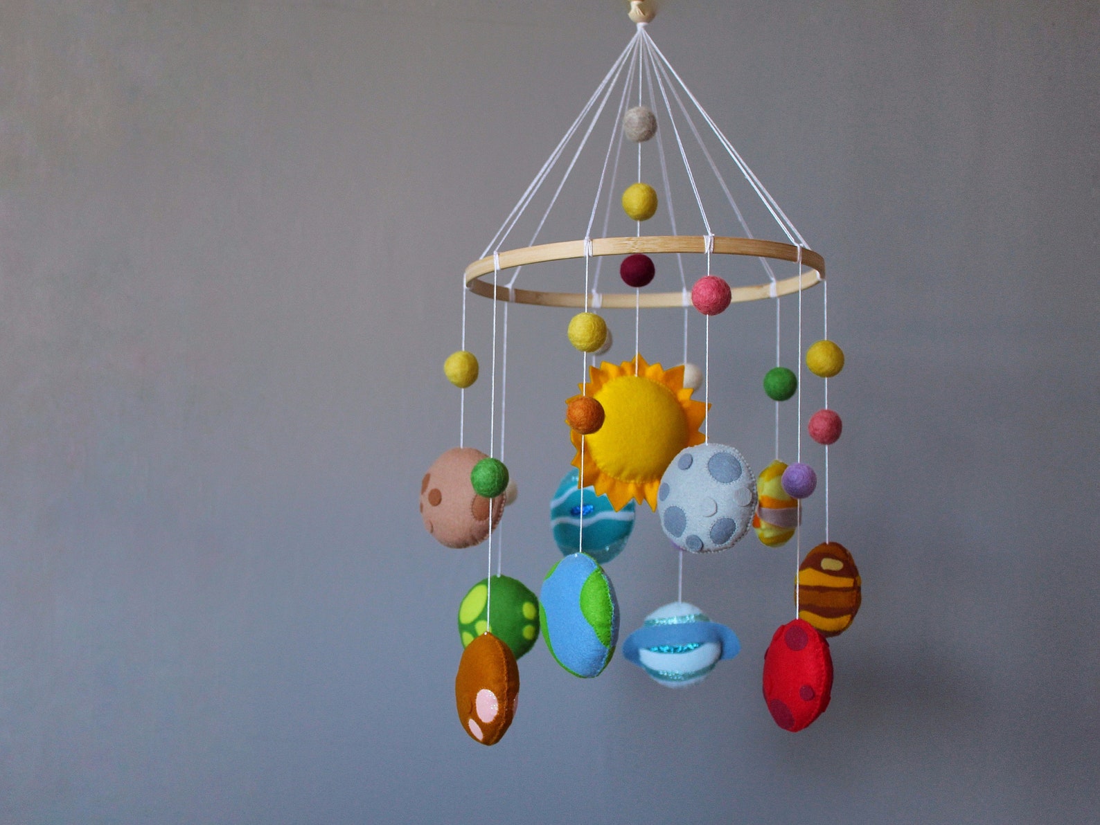 Solar system baby crib mobile as baby shower gifts Etsy