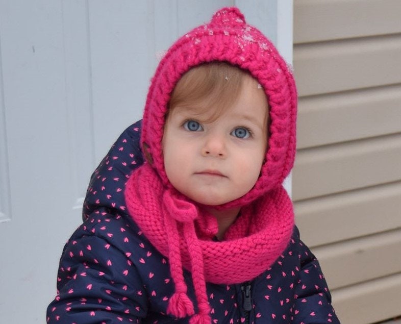Patron Tricot Kit Ellie Bonnet Beguin Et Snood En Francais Etsy Ireland