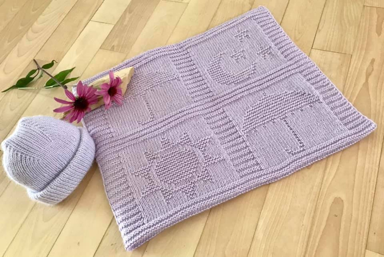 PATRON TRICOTCouverture de bébé Temps d