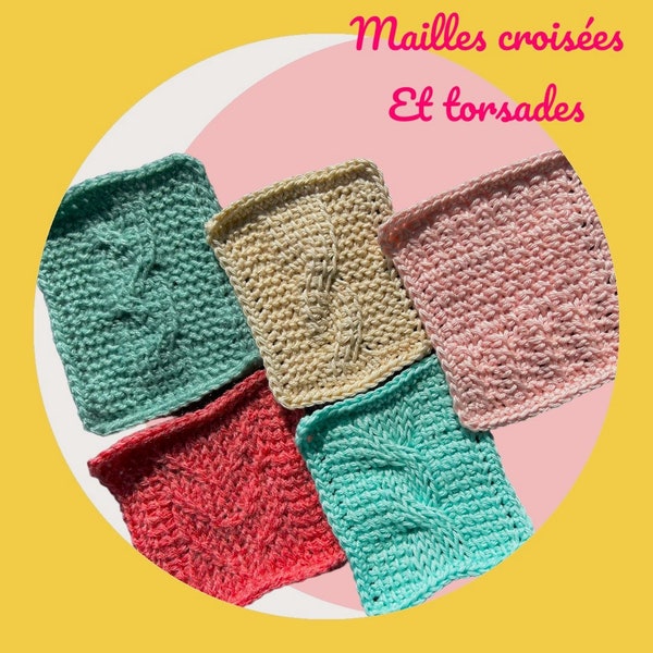 CROCHET TUNISIEN - Découvrir le crochet tunisien avec LyLy - Objectif 5 / Langue: Français